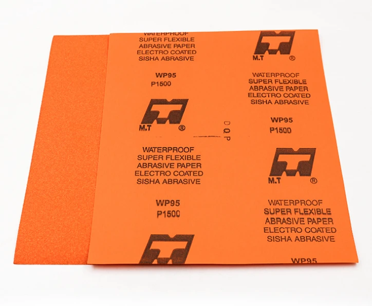 Carborundum sandpaper