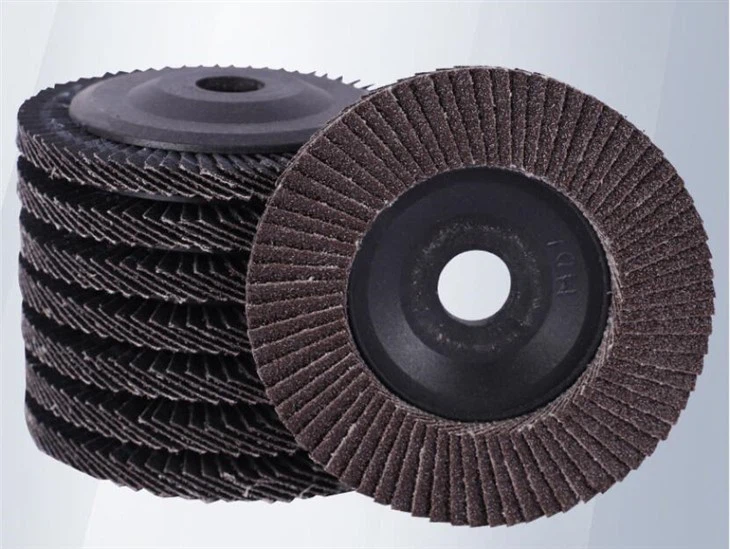 Angle grinder sanding discs for metal calcinated