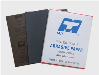 건조하고 젖은 사포