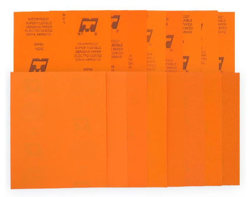 Orange aluminium sandpaper MTWP95 Orange aluminium sandpaper MTWP95