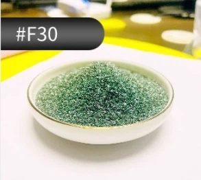 Abrasive Green Silicon Carbide grit 30# Abrasive Green Silicon Carbide grit 30#